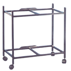 Cage Stand 75 cm for 2 cages - Black