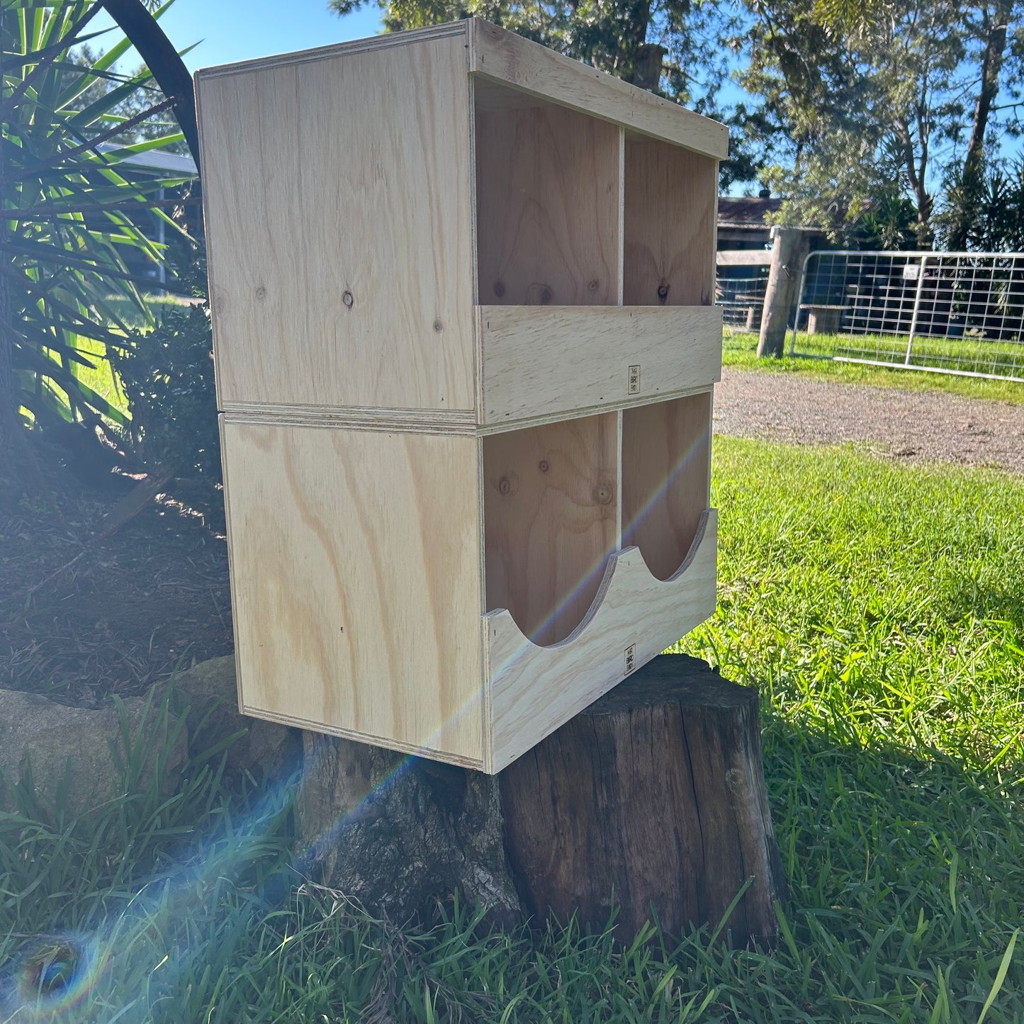 Pigeon Chicken Nest Box Double
