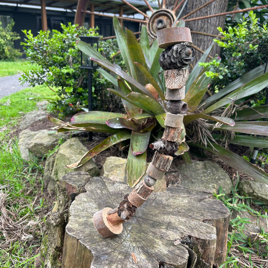 Natural Bird Spiral Toy Small