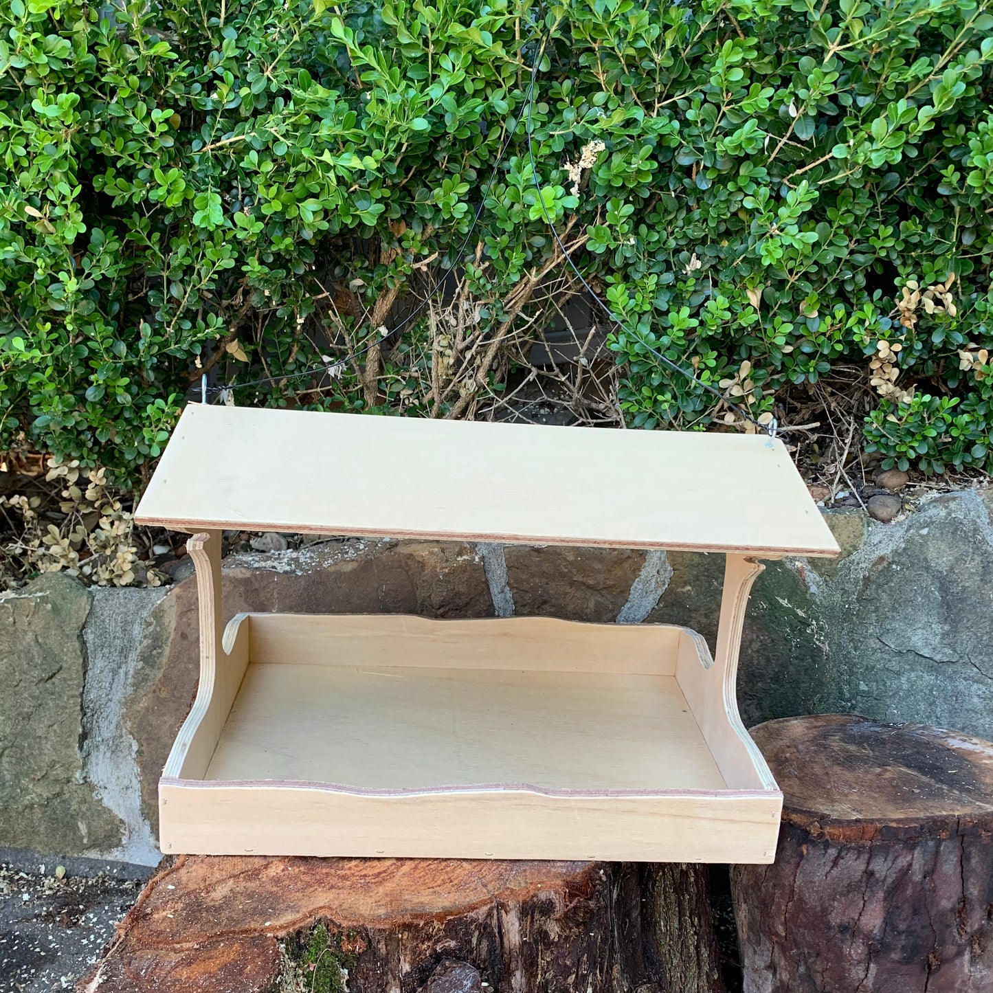 Bird feeder exterior use
