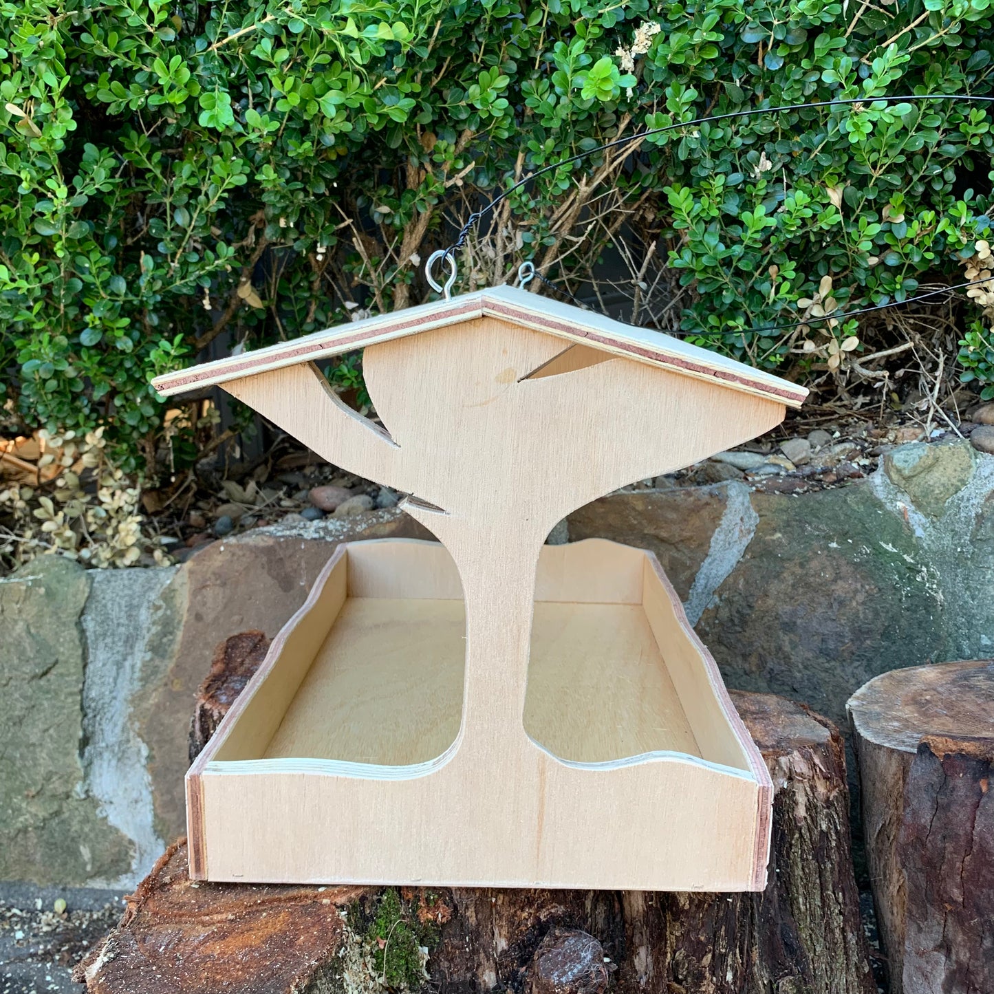 Bird feeder exterior use