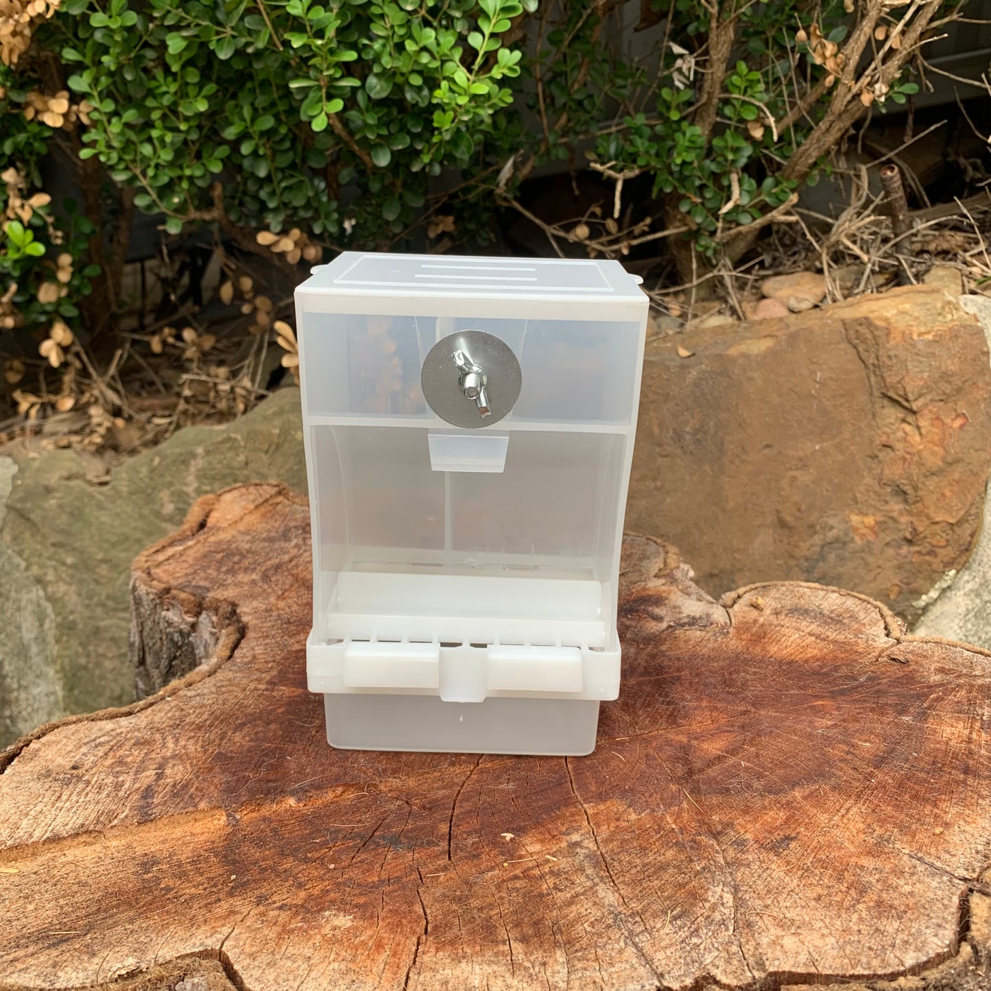 Bird seed hopper no mess small