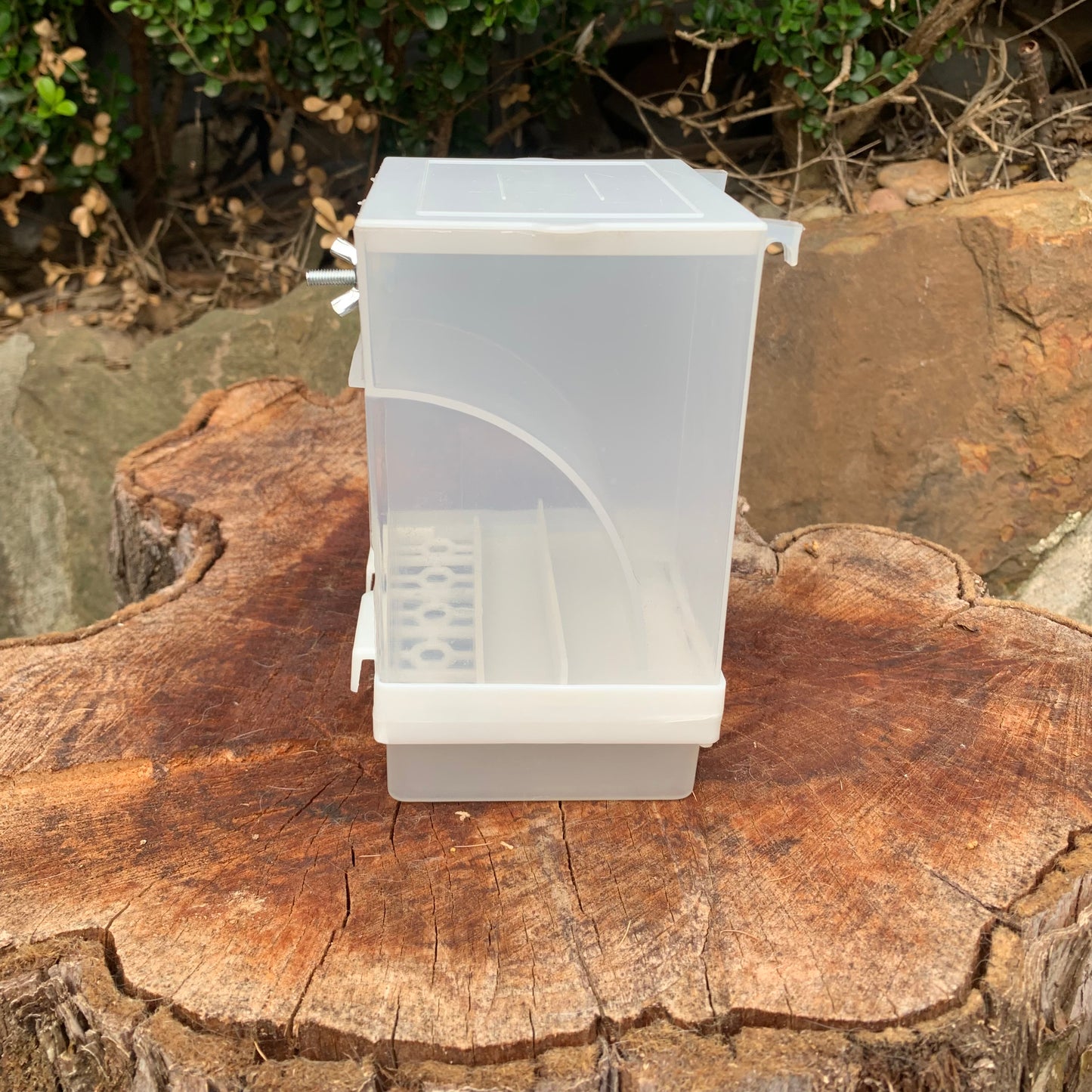 Bird seed hopper no mess small