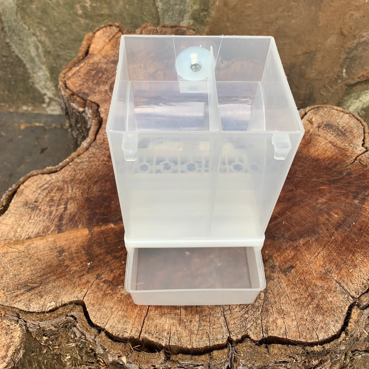 Bird seed hopper no mess small