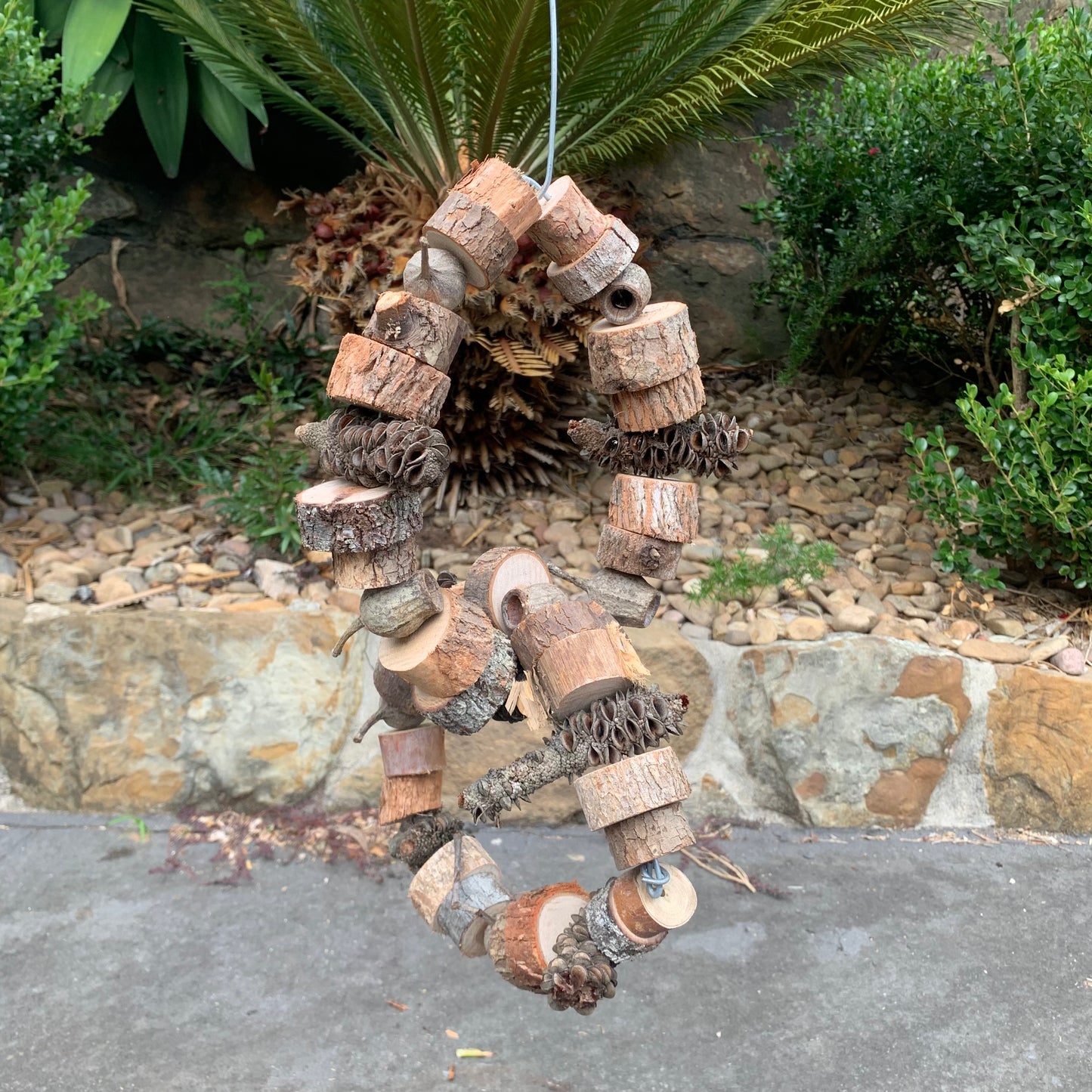 Natural Bird Rings Toy Double Large