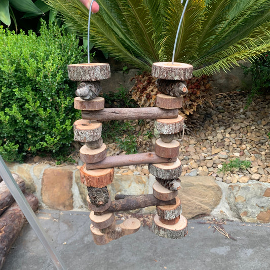 Natural Bird Ladder Toy Large