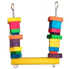 Wood Blocks Swing Large Bird Toy