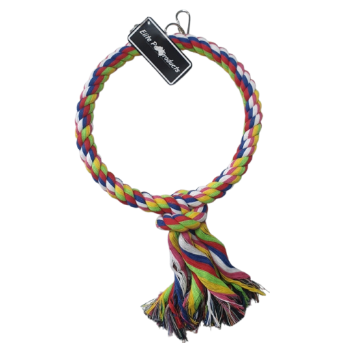 Rope Ring Swing Bird Toy