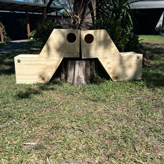 Parrot nest box Z-shape large