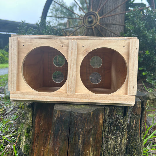 Bird Transport Airline Carrier Cage Double