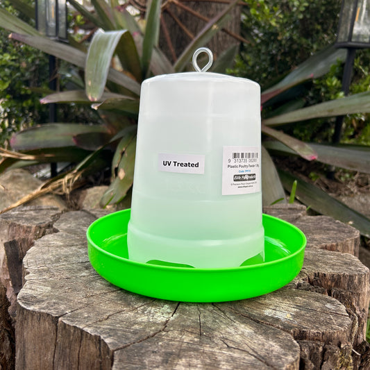 Poultry Chicken Feeder 1.5kg Green