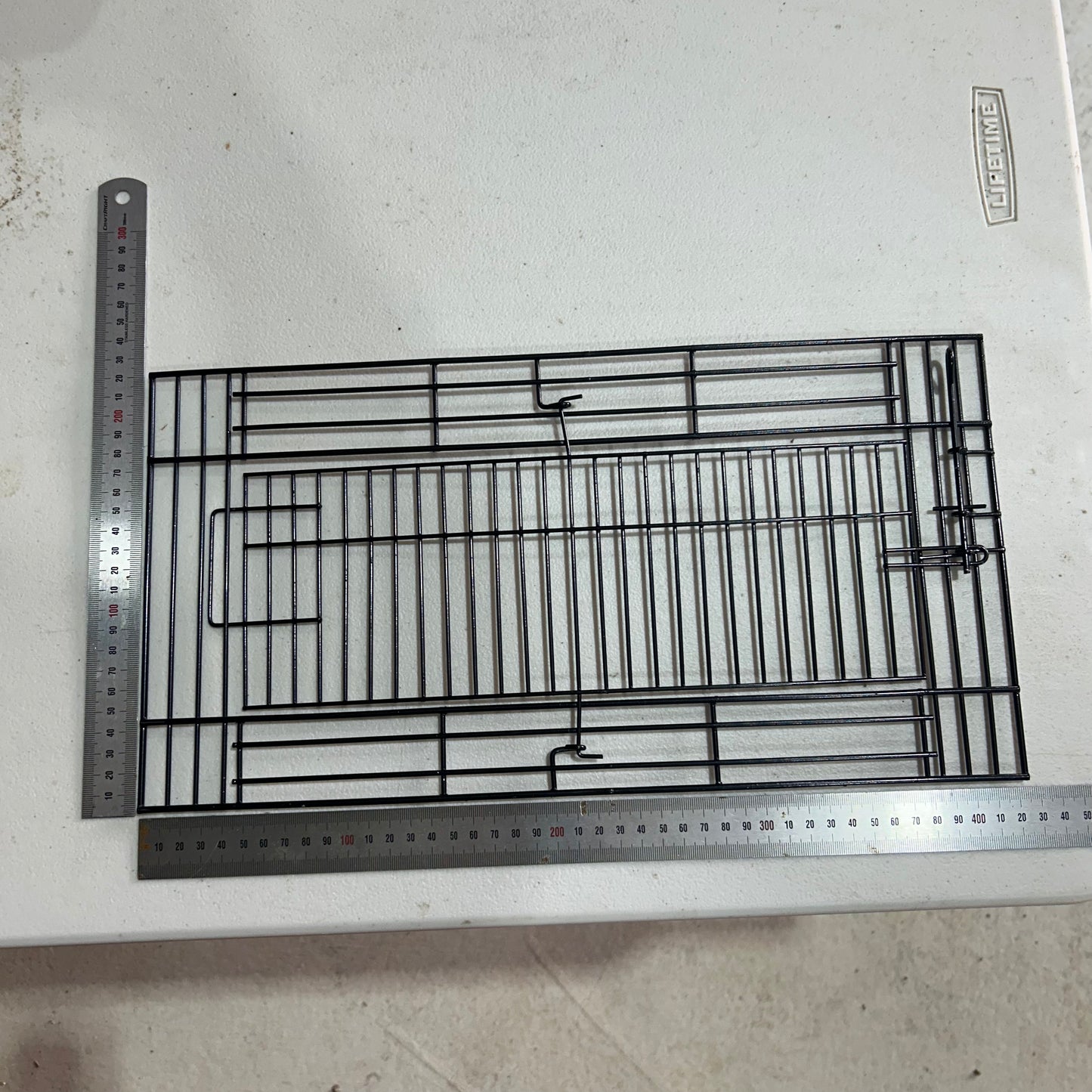 Suspended Aviary Or Cage Swivel Door Black