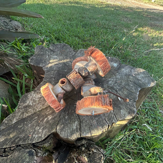 Natural Bird Toy Dumbell