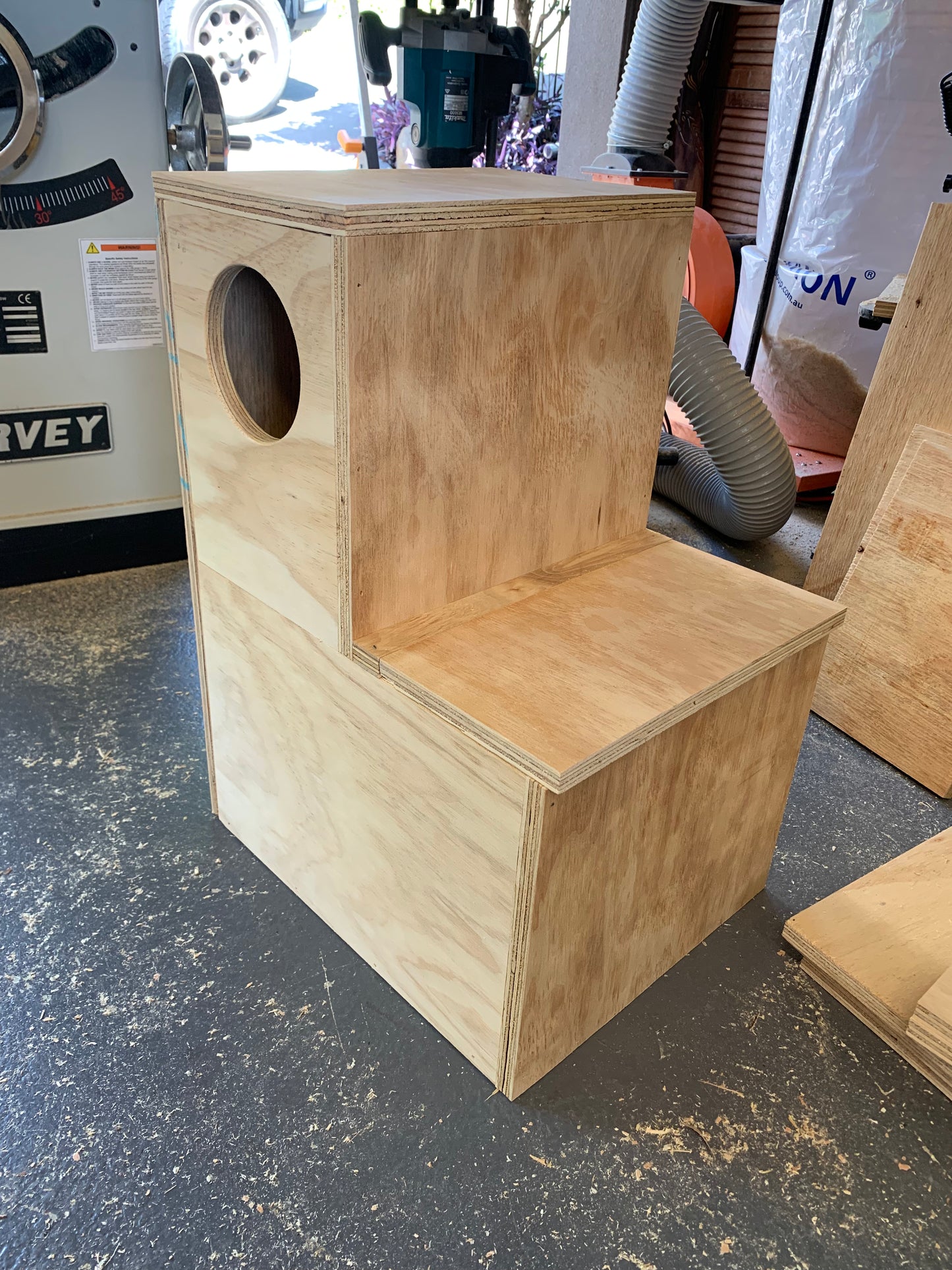 Parrot nest box extra large L shape