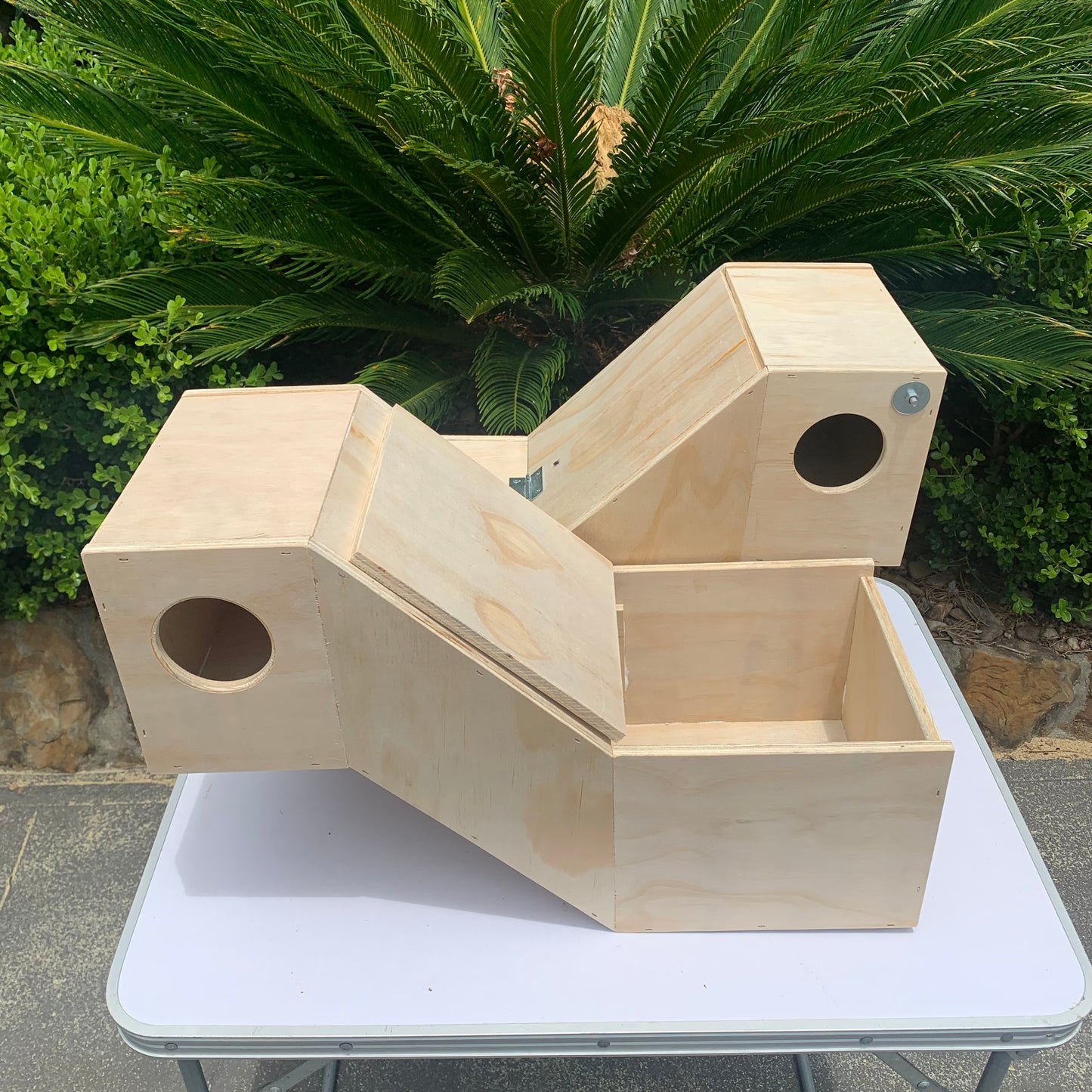 Parrot nest box Z-shape medium